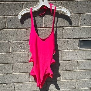 Aerie Bright Pink One-Piece Swimsuit